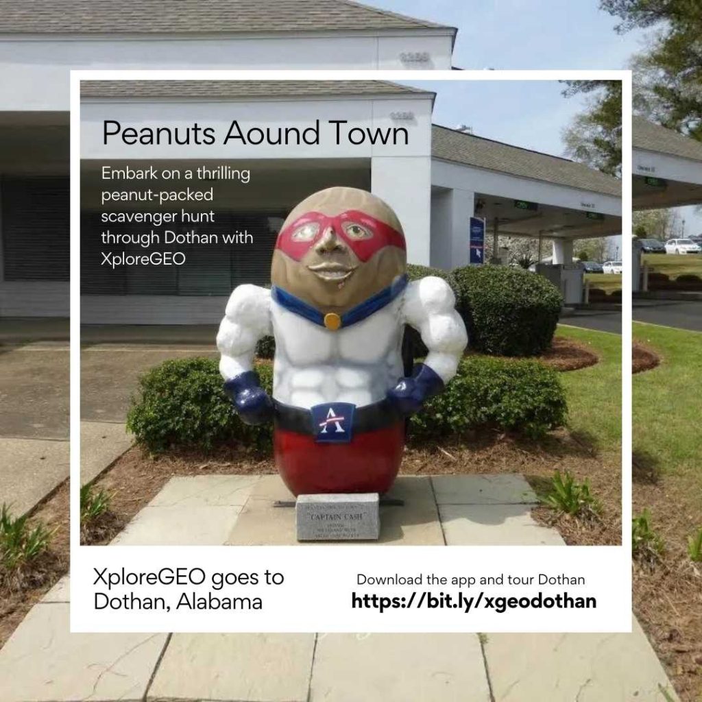 Dothan Alabama The Peanut Statue Quest - XploreGEO